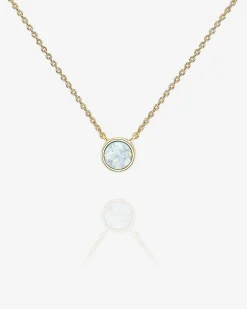 PAVOI Vermeil Necklaces-Vermeil Opal Necklace