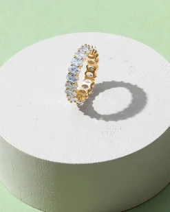 PAVOI Vermeil Rings-Vermeil Oval Eternity Band