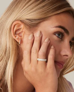 PAVOI Vermeil Rings-Vermeil Oval Eternity Band