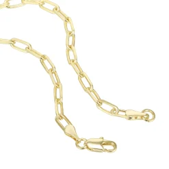 PAVOI Vermeil Bracelets-Vermeil Paperclip Chain Bracelet