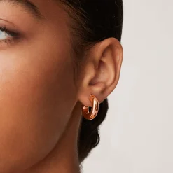 PAVOI Vermeil Earrings-Vermeil Round Chunky Hoops