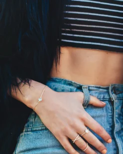 PAVOI Vermeil Bracelets-Vermeil Solitaire Bracelet