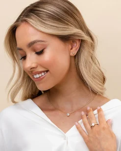 PAVOI Vermeil Necklaces-Vermeil Solitaire Necklace