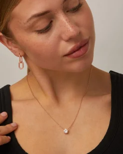 PAVOI Vermeil Necklaces-Vermeil Solitaire Necklace