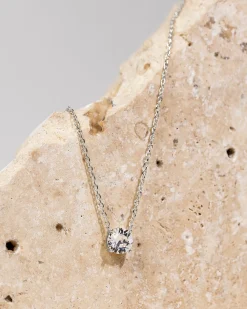 PAVOI Vermeil Necklaces-Vermeil Solitaire Necklace
