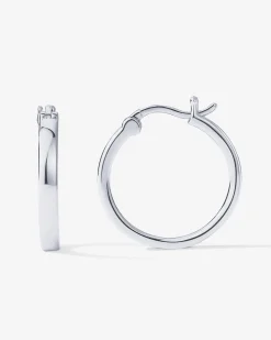 PAVOI Vermeil Earrings-Vermeil Square Tube Hoops
