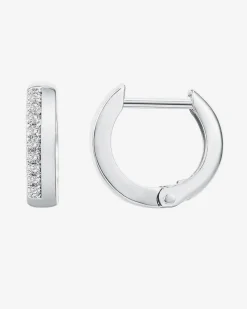 PAVOI Vermeil Earrings-Vermeil Two-Faced Huggie