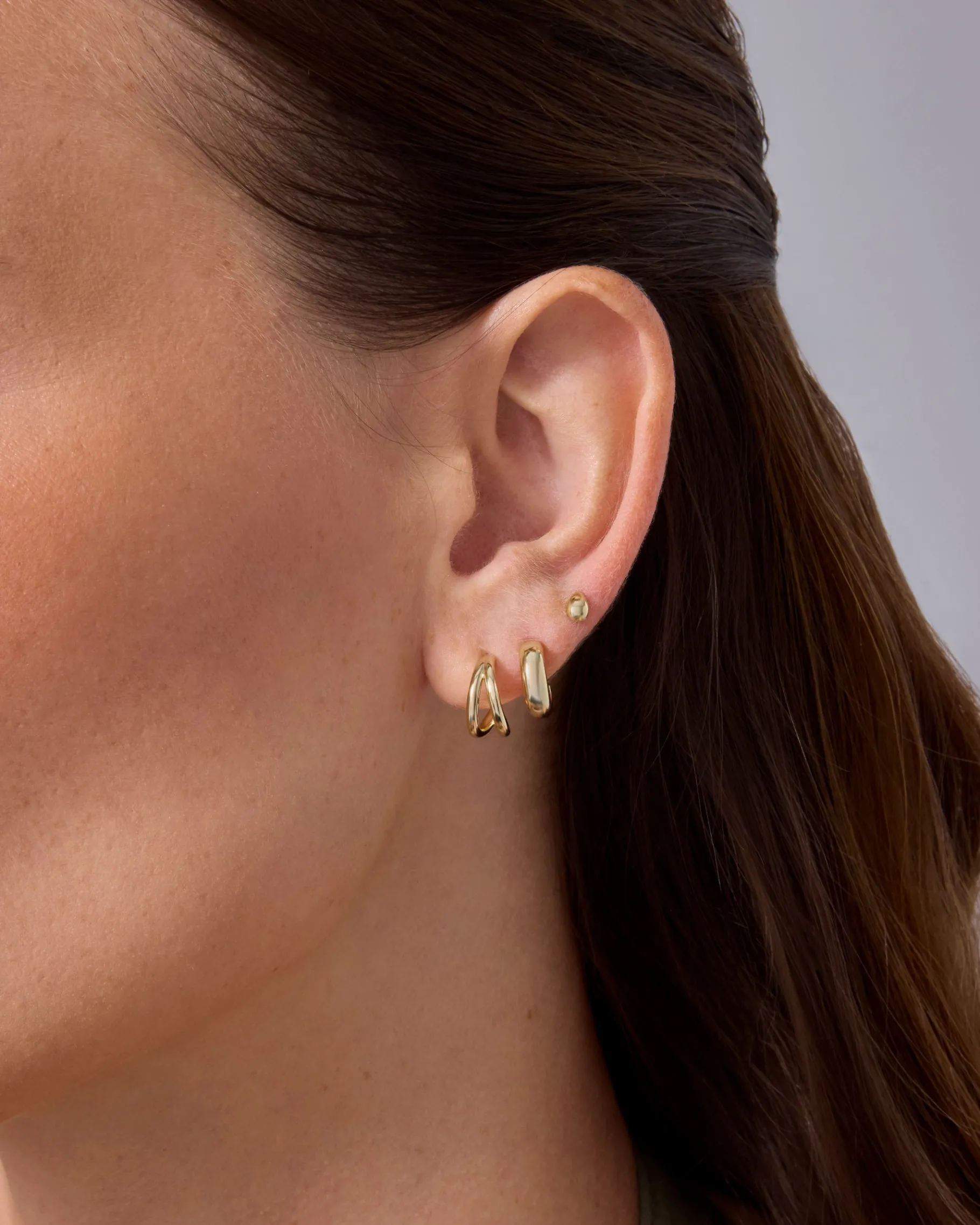 PAVOI Studs|Huggies-Versatile Huggie Trio