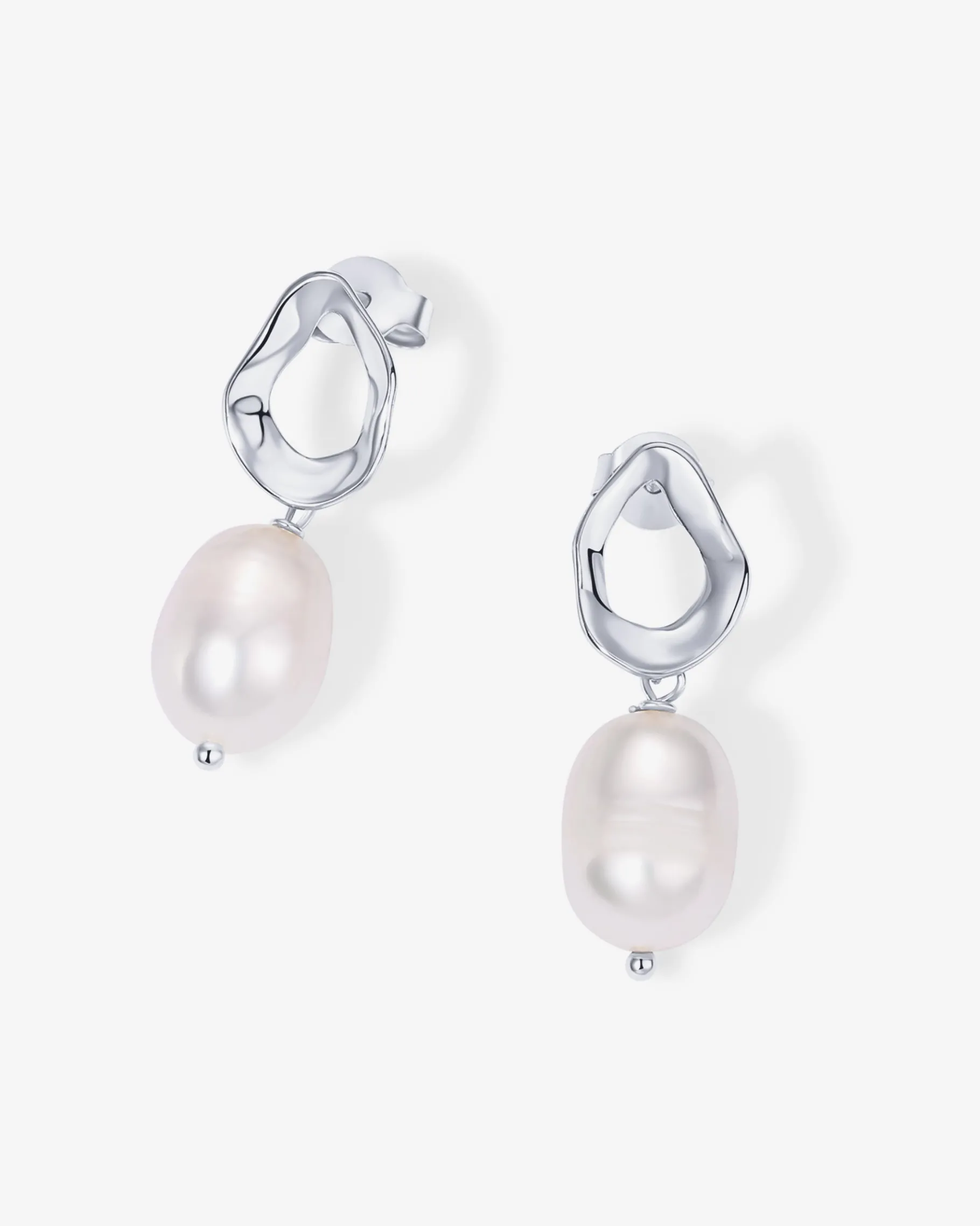 PAVOI Statement|Dangle & Threader-Wavy Pearl Drops Earrings