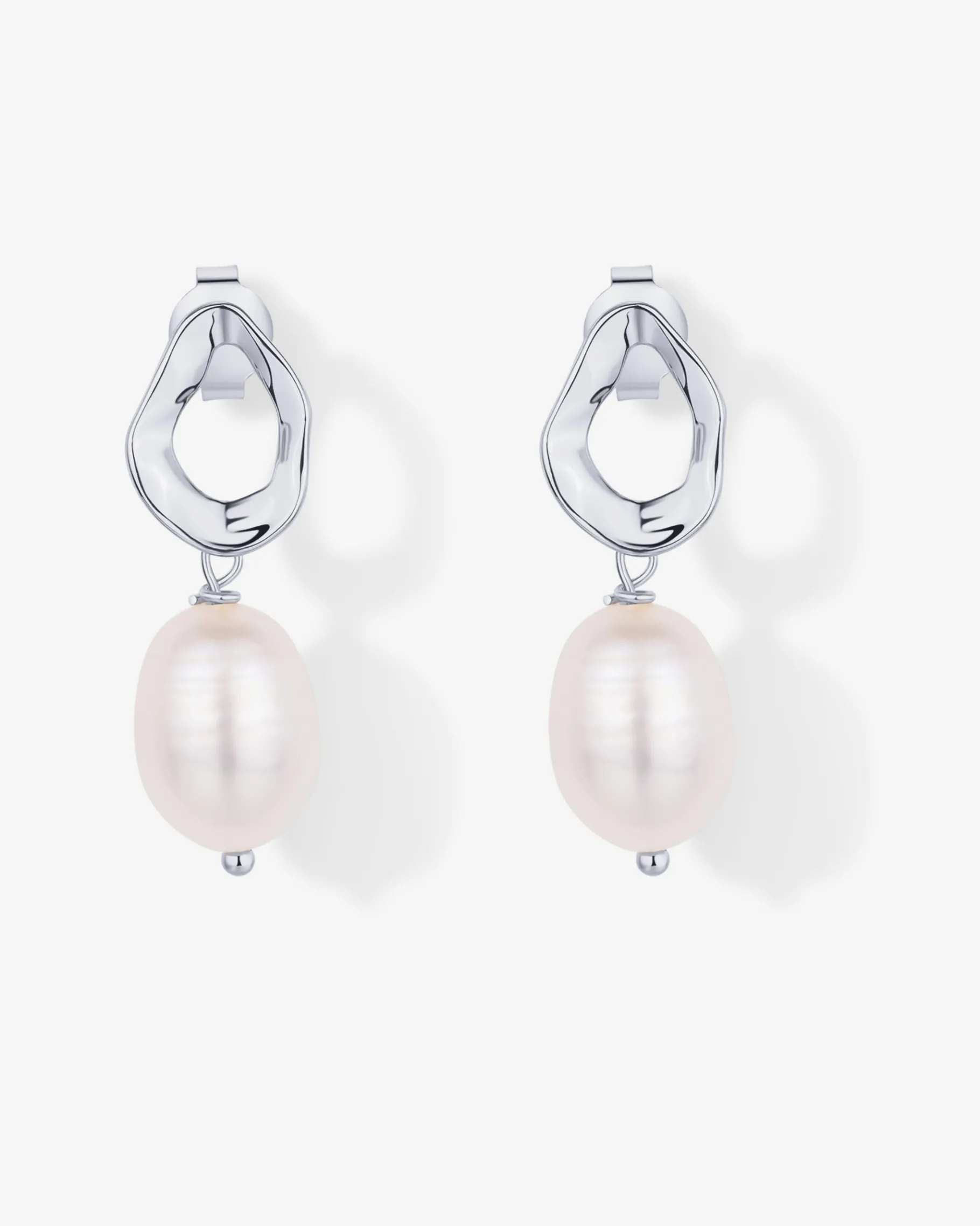 PAVOI Statement|Dangle & Threader-Wavy Pearl Drops Earrings