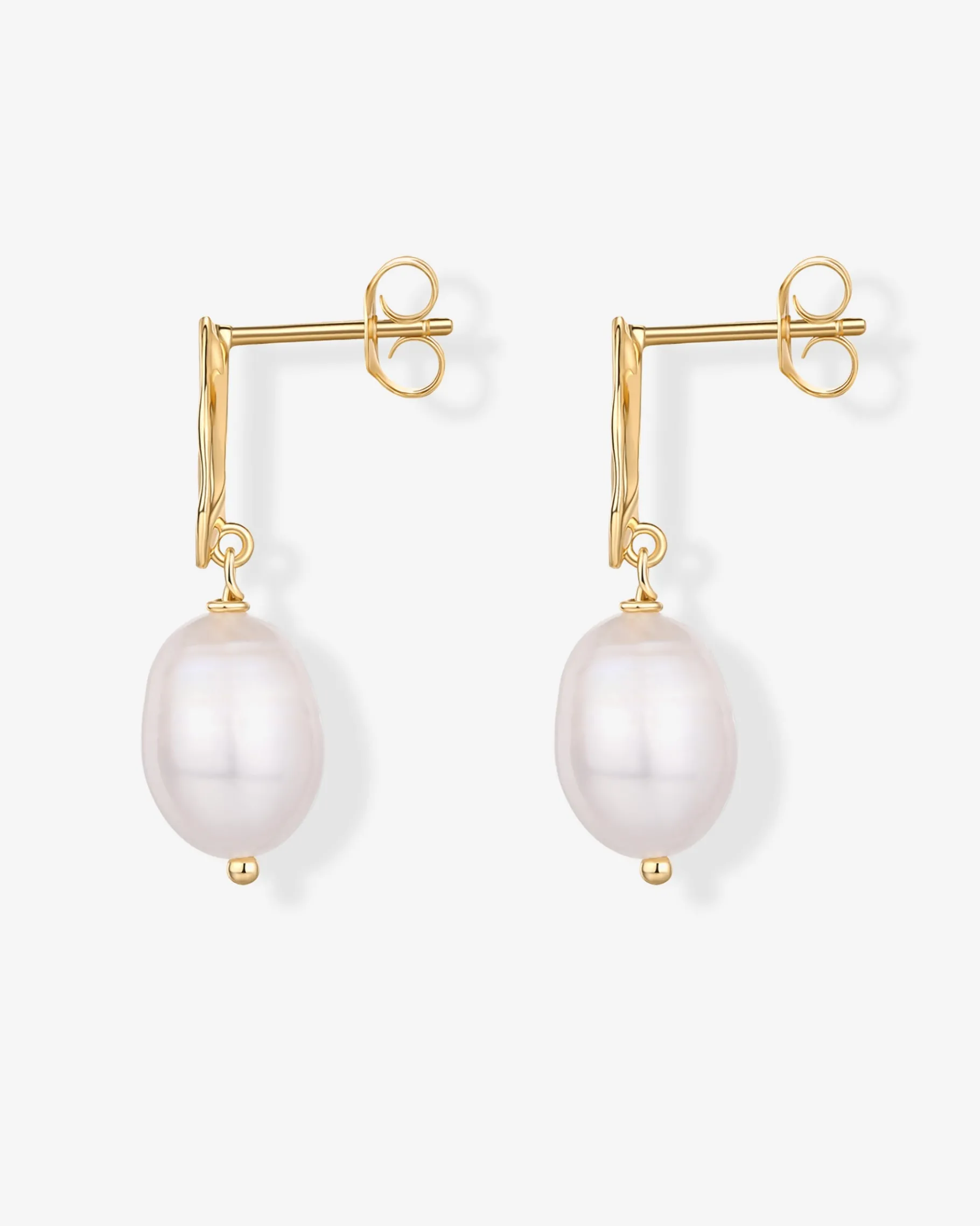 PAVOI Statement|Dangle & Threader-Wavy Pearl Drops Earrings