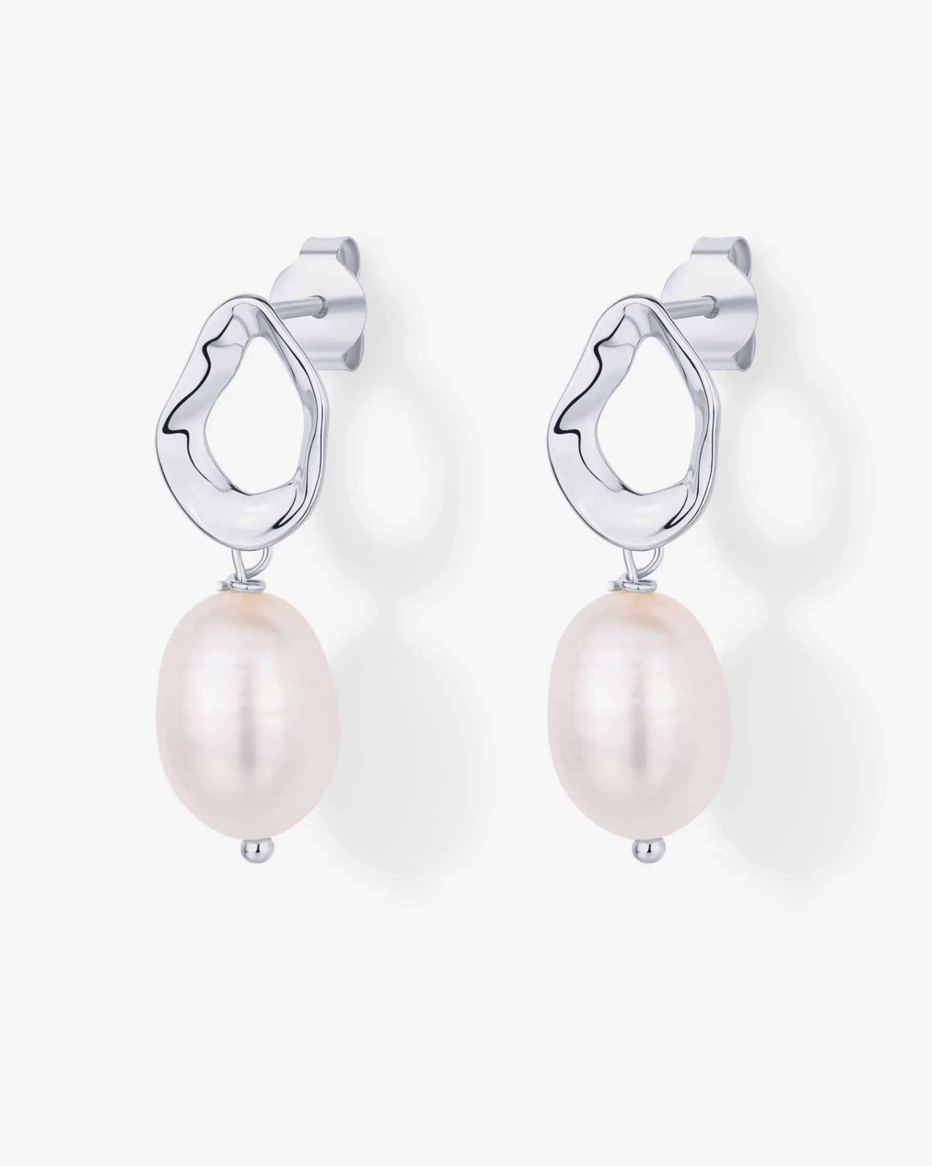 PAVOI Statement|Dangle & Threader-Wavy Pearl Drops Earrings