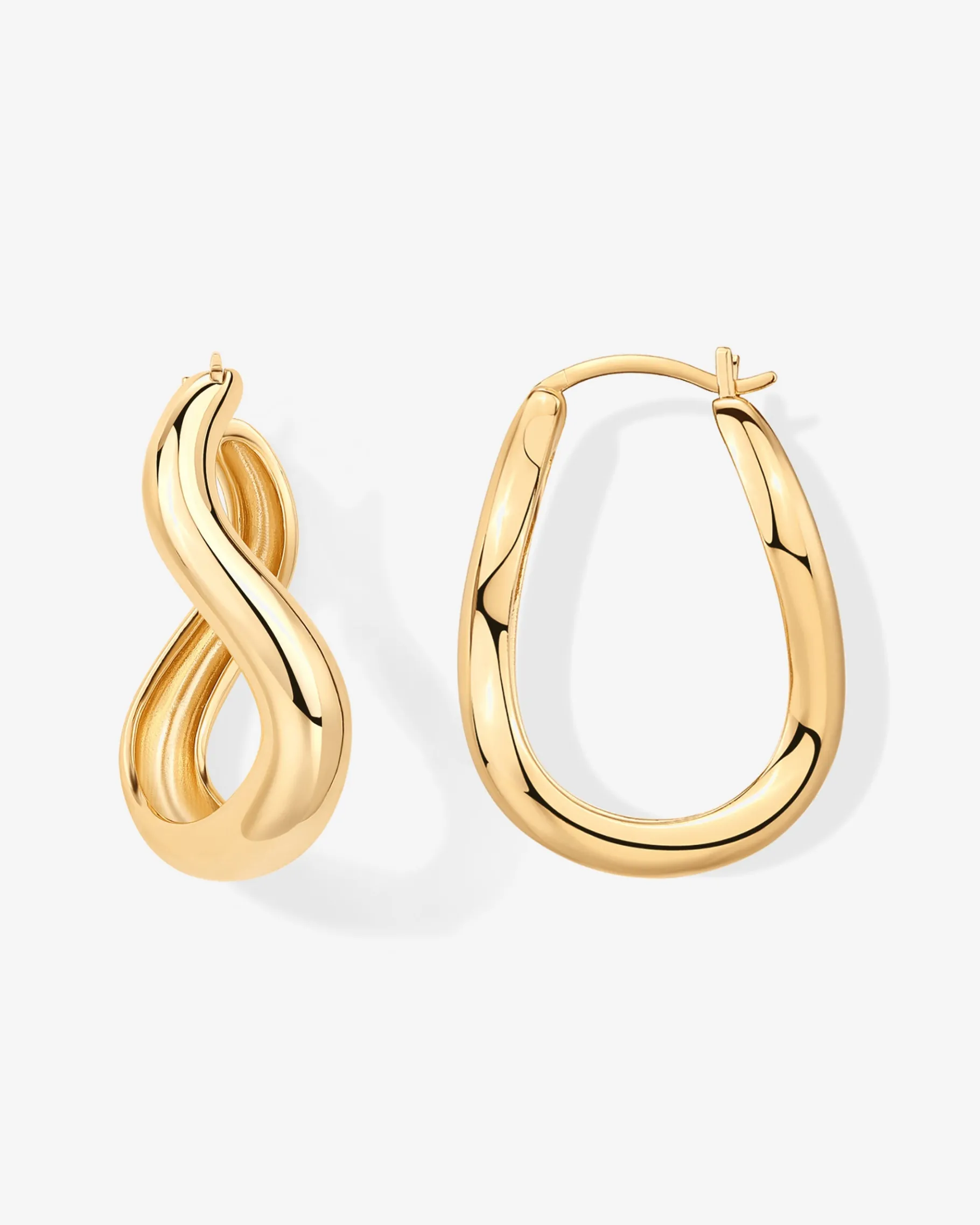 PAVOI Hoops-Wavy Statement Hoops