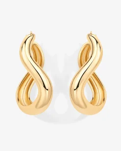 PAVOI Hoops-Wavy Statement Hoops