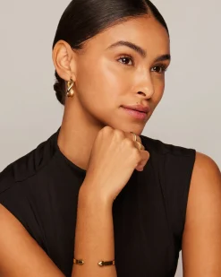 PAVOI Hoops-Wavy Statement Hoops