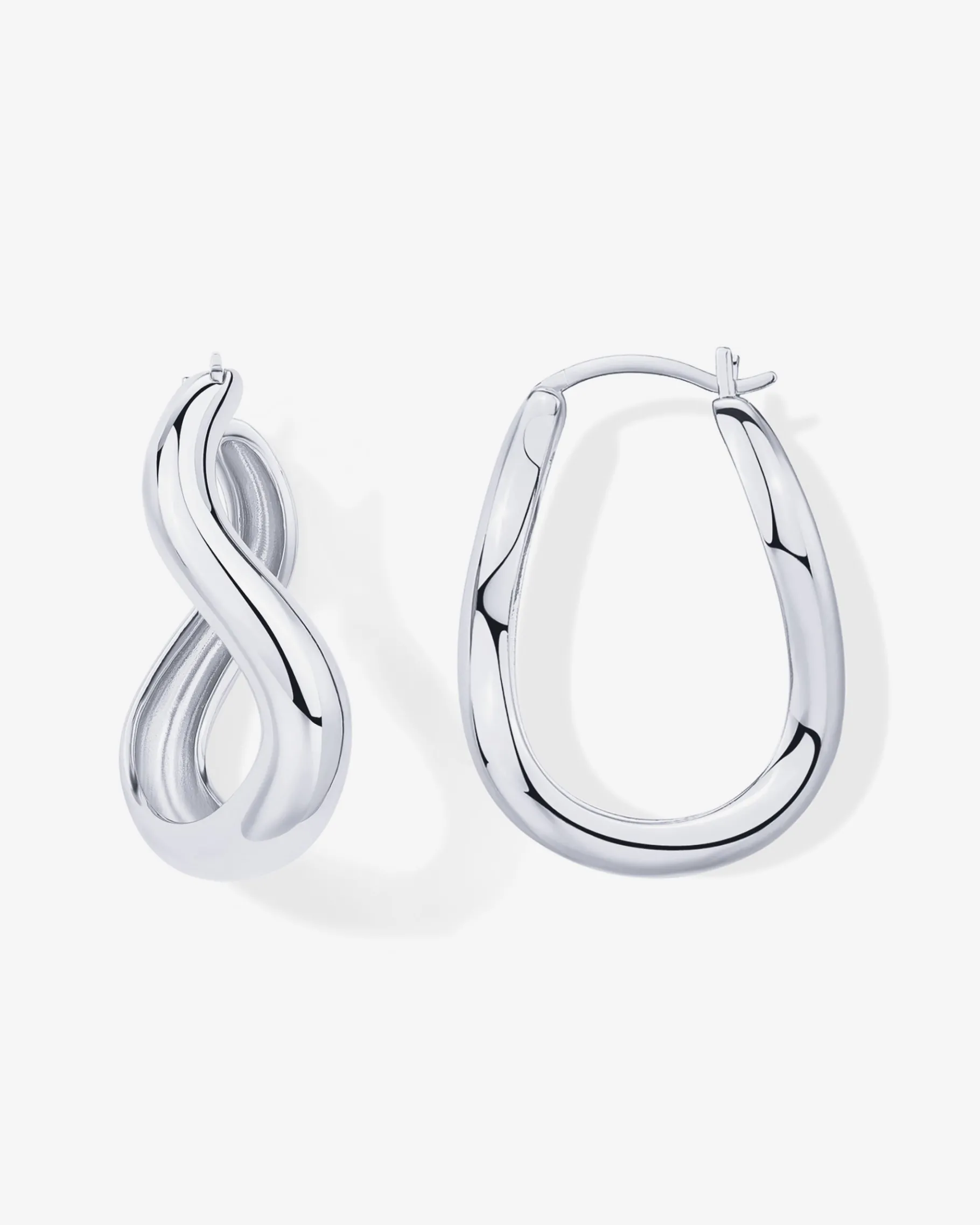 PAVOI Hoops-Wavy Statement Hoops