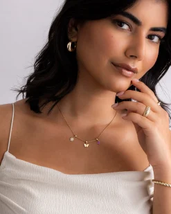 PAVOI Charms|Pendants-Whimsy Butterfly Charm Necklace