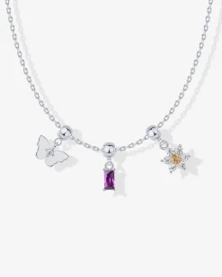 PAVOI Charms|Pendants-Whimsy Butterfly Charm Necklace