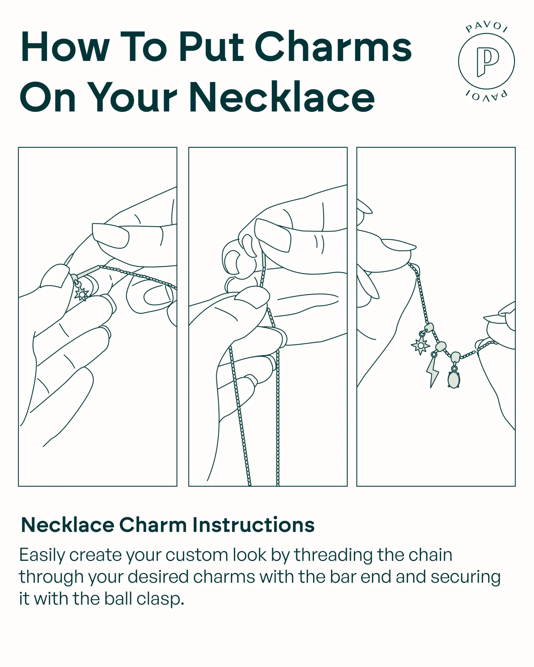 PAVOI Charms|Pearls-Whimsy Celestial Charm Necklace