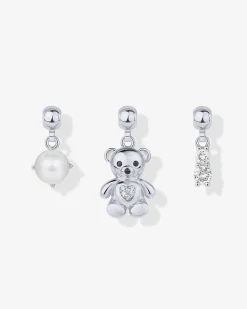PAVOI Charms|Pearls-Whimsy Teddy Bear Charm Necklace